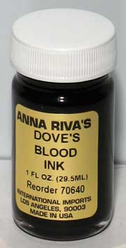 Dove`s Blood ink 1oz