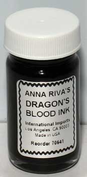 Dragon`s Blood Ink 1oz - Click Image to Close