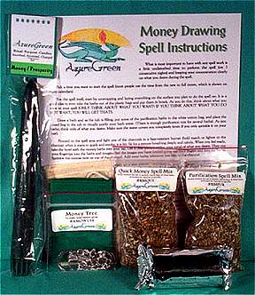 Money Drawing Ritual Kit - Click Image to Close