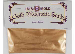 1618 Gold Magnetic Sand (Lodestone Food) 1oz - Click Image to Close