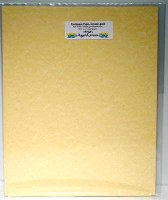 Heavy Parchment 5 Pack 8 1/2 x 11 - Click Image to Close