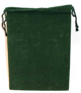 Green Velveteen Bag (5 x 7) - Click Image to Close