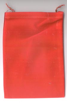 Red Velveteen Bag (5 x 7) - Click Image to Close