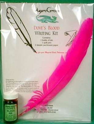 Dove`s Blood Writing Kit - Click Image to Close