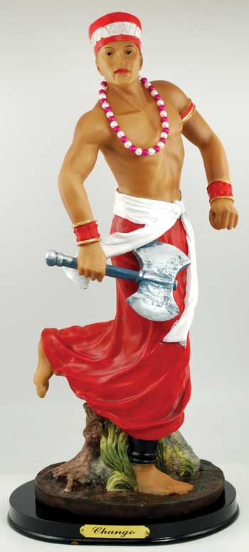 Orisha Chango 14" statue - Click Image to Close