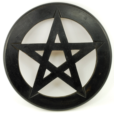 Pentagram Wall Hanging and Altar Tile 12"