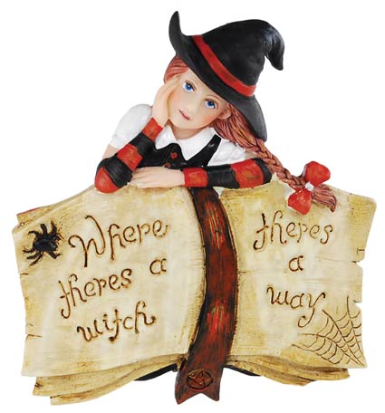 Witch Wall Plaque - Click Image to Close